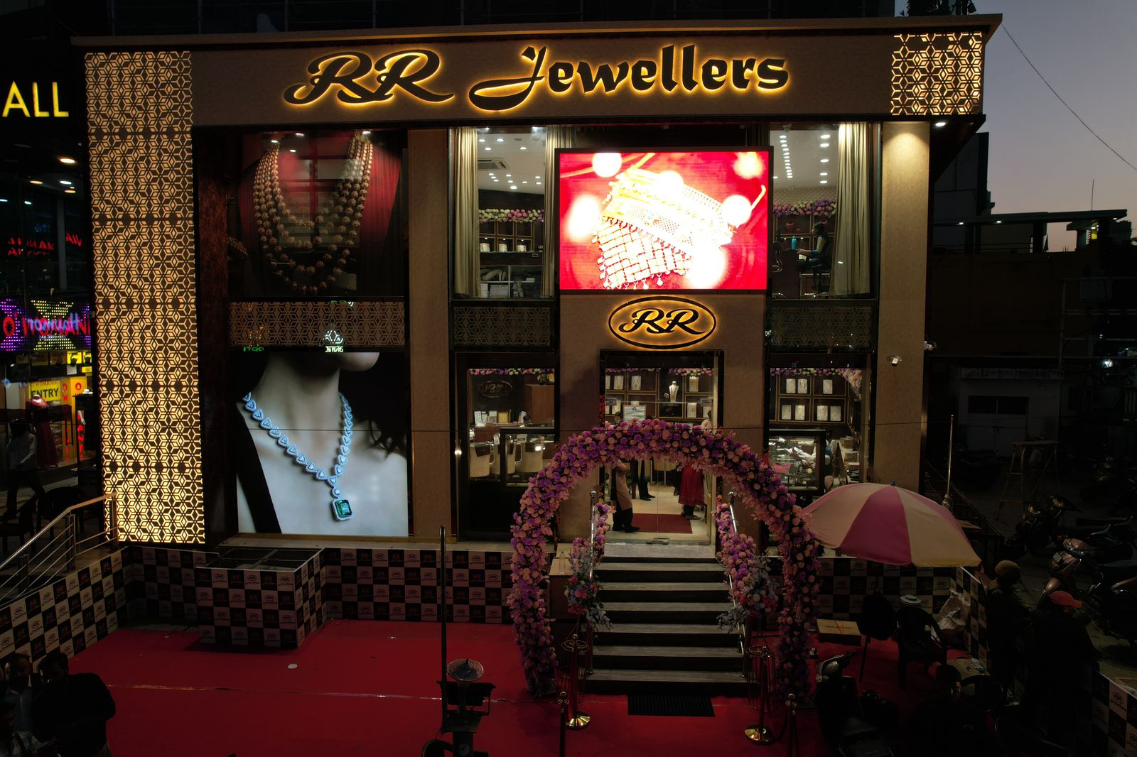 Our store exterior with welcoming entrance